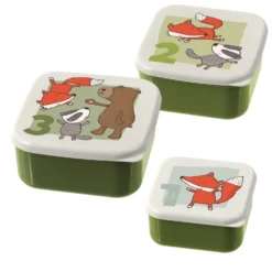 Sigikid Lunchbox Snackbox Bos 3-delig