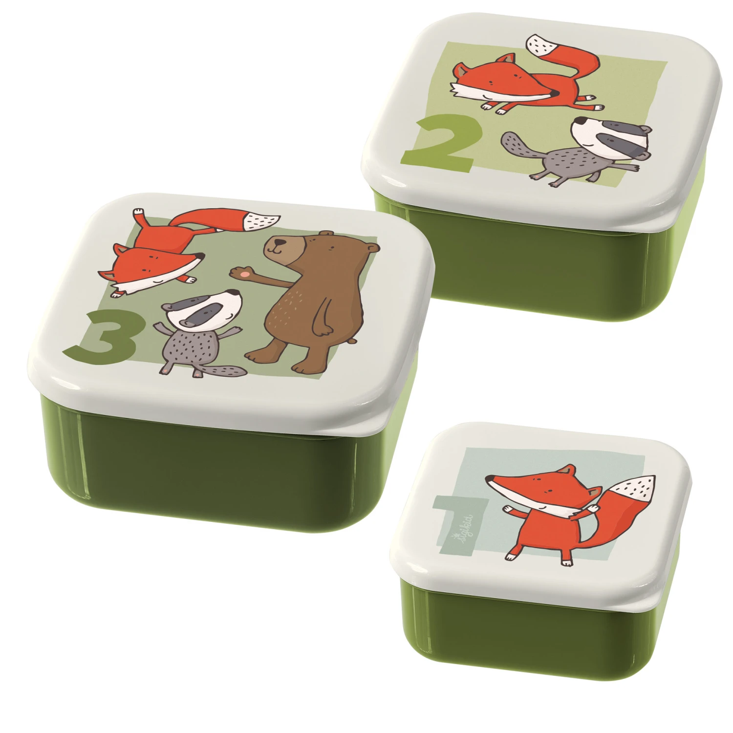 sigikid Lunchbox Snackbox Bos 3-delig Sigikid Lunchbox Snackbox Bos 3-delig -Sigikid image 82