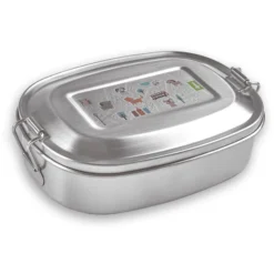 Sigikid ® Roestvrijstalen Lunchbox Kat Green